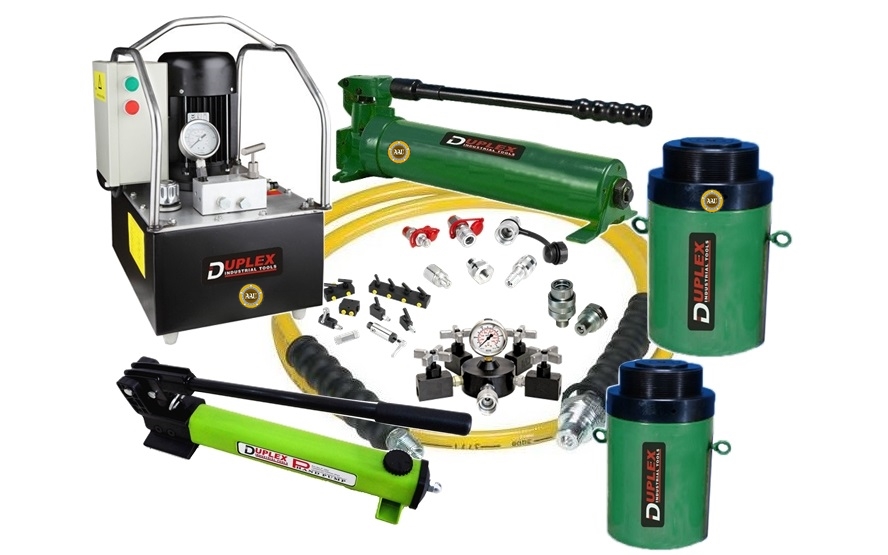 single acting lock nut cylinders, cll-502, hydraulic cylinder, hydraulic jack, duplex/shanghai, kich thuy luc 1 chieu, bom tay thuy luc, bom dien thuy luc, 